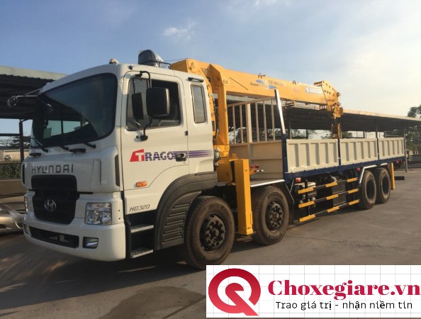  XE TẢI HD 320 THÙNG LỬNG GẮN CẨU SOOSAN