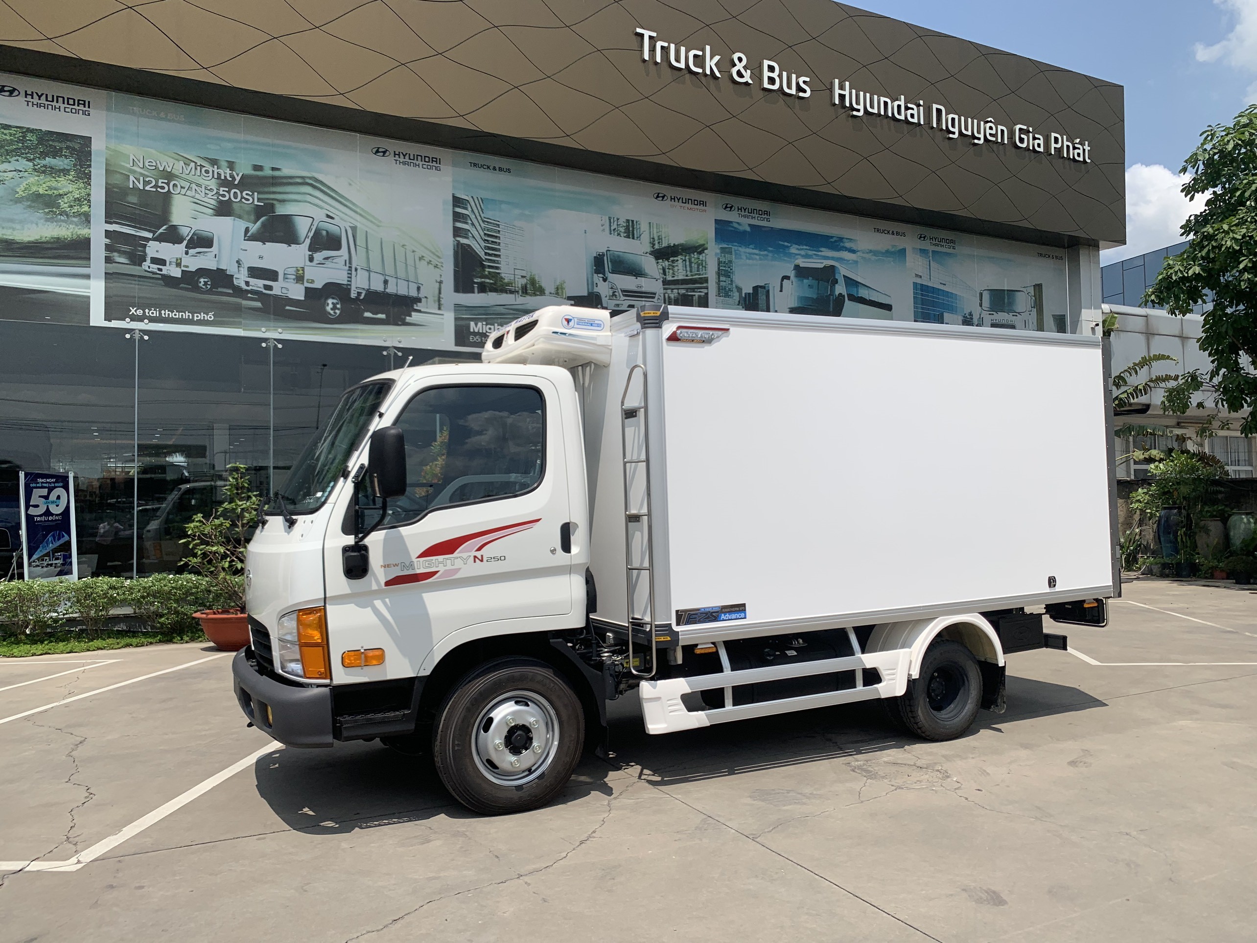 Mighty N250 - N250SL Thùng Đông lạnh 2 tấn