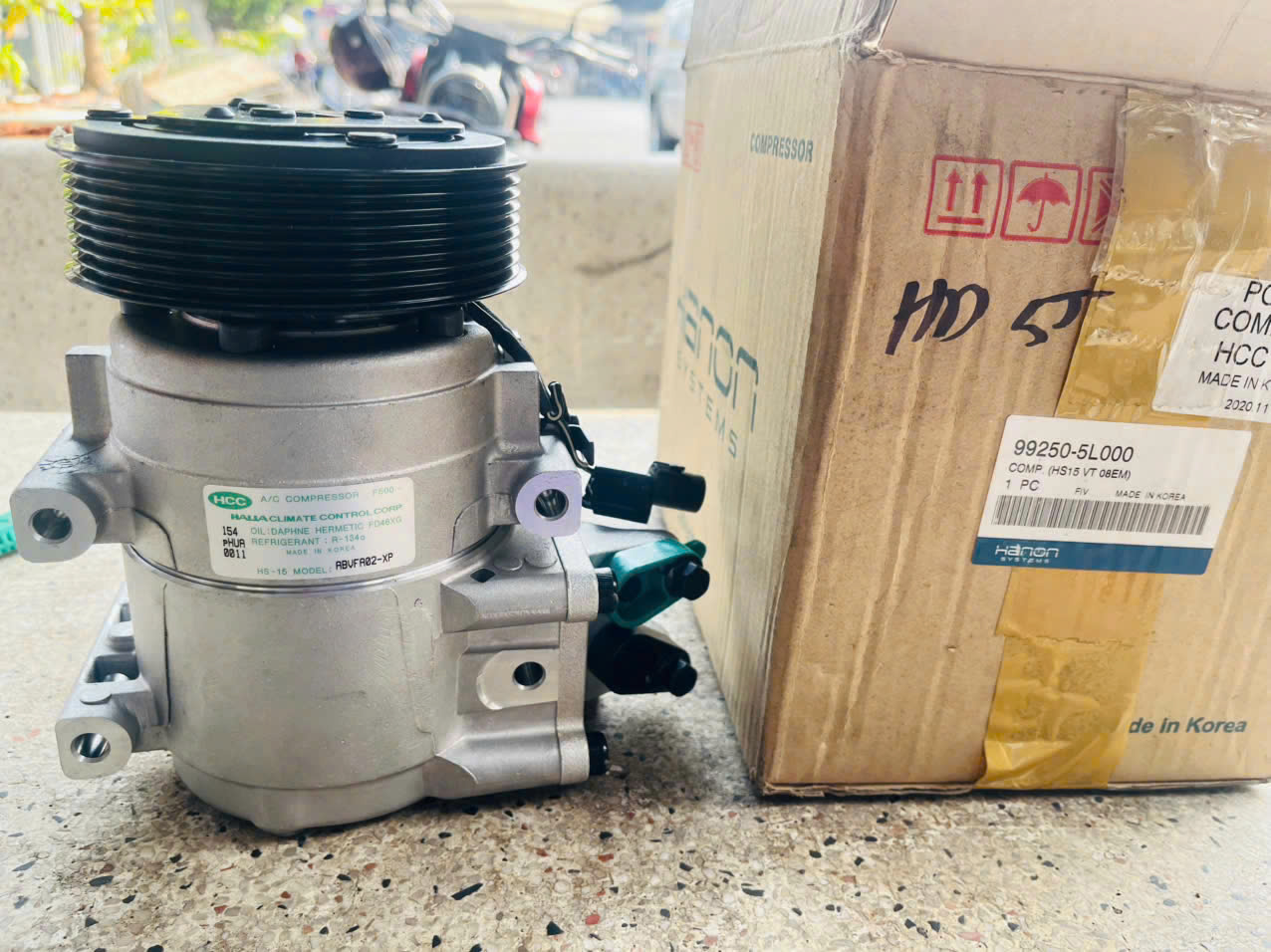 Lốc lạnh xe Mighty 110SP, 110SL, 110XL